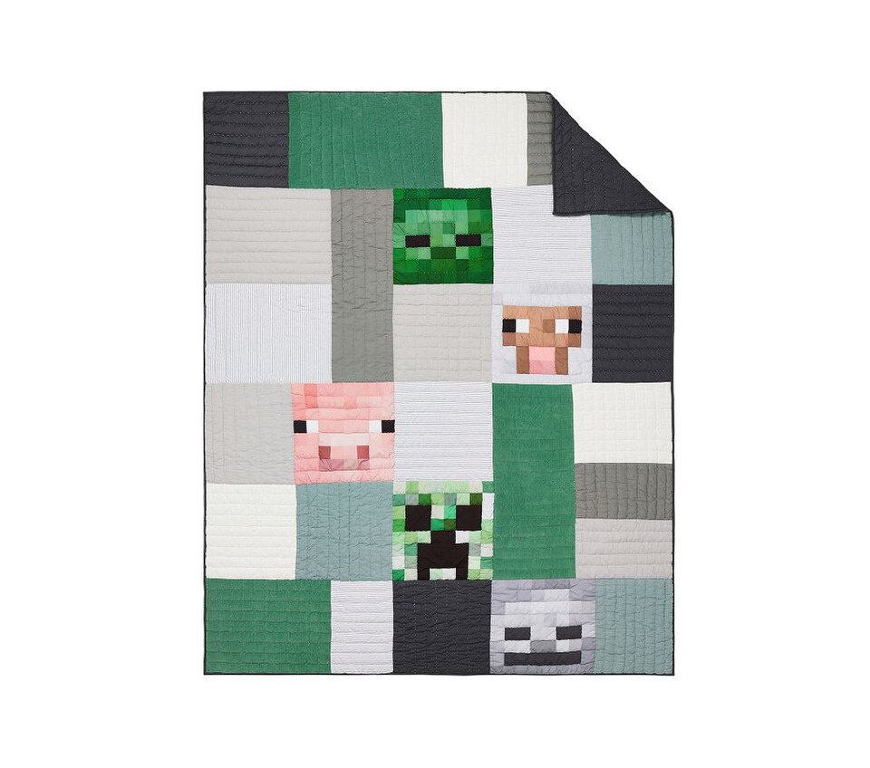 Minecraft™ Patchwork Comforter & Pillowcases