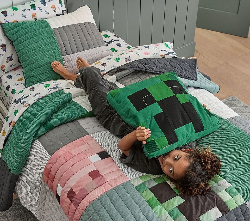 Minecraft™ Patchwork Comforter & Pillowcases