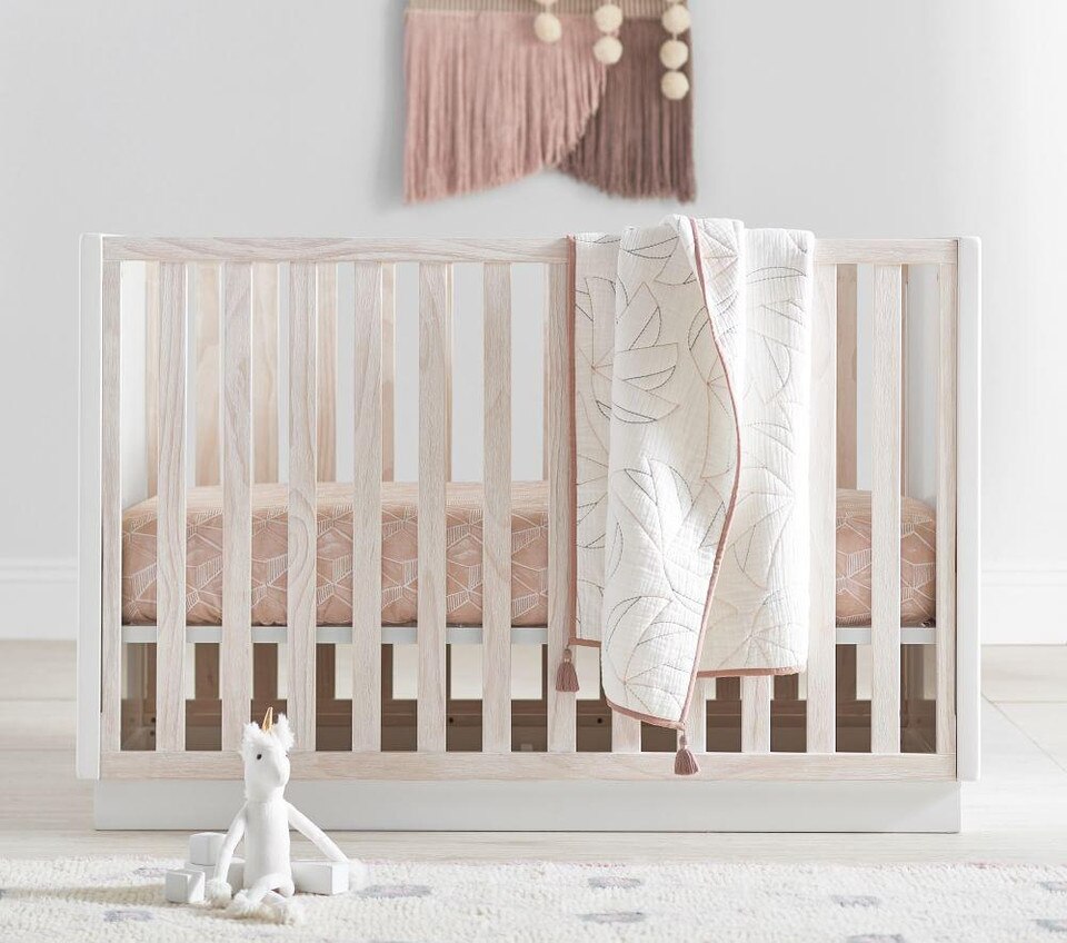 West Elm x PBK Modernist Convertible Cot Pottery Barn Kids Australia