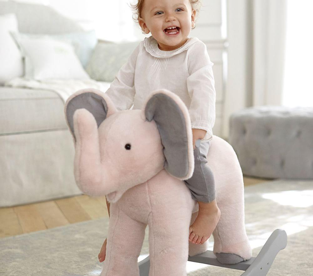 elephant plush rocker