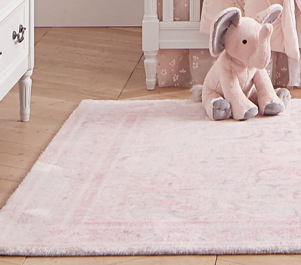 Monique Lhuillier Floral Antique Rug
