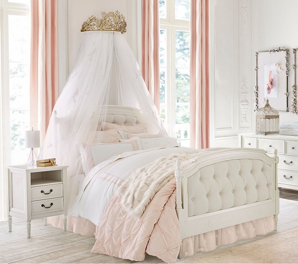 Monique Lhullier Gold Vine Cornice & Curtains