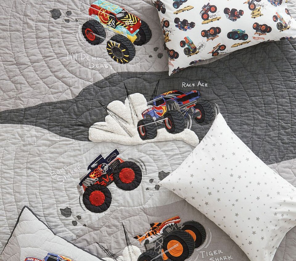 Hot Wheels™ Monster Trucks Comforter & Pillowcases