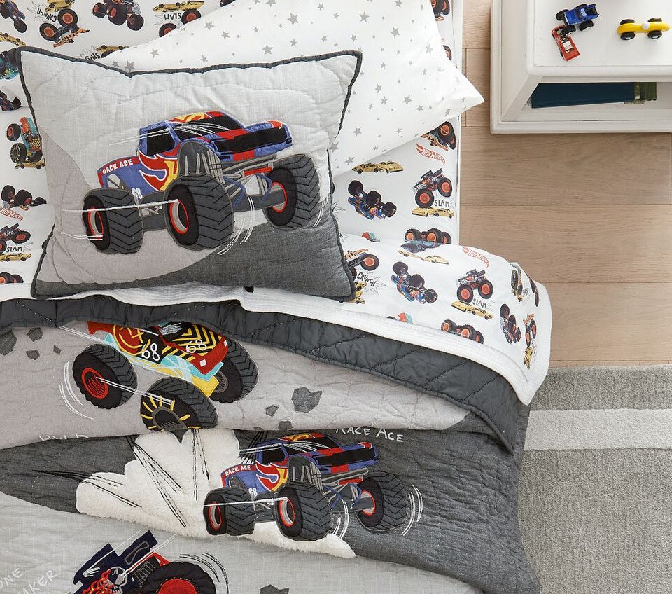 Hot Wheels™ Monster Trucks Comforter & Pillowcases