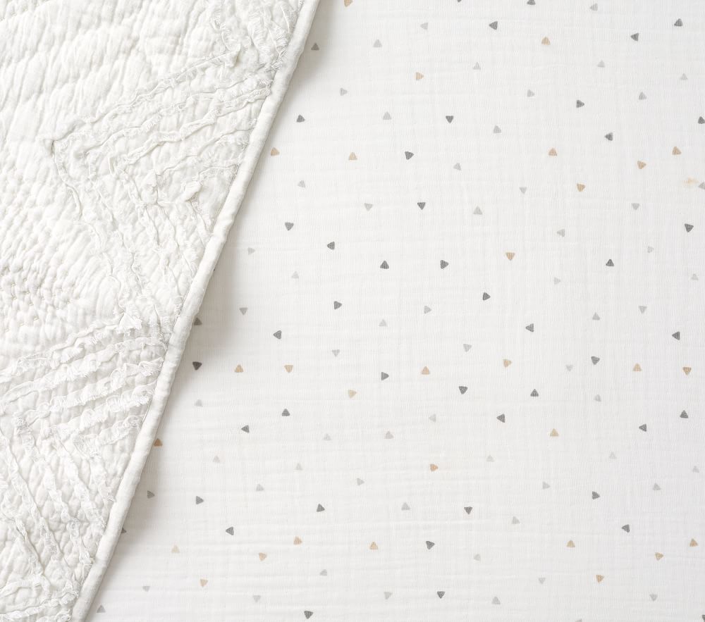 white fitted cot sheets