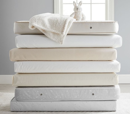 NaturepedicÂ® Organic Ultra Light Stage Crib Mattress Pottery