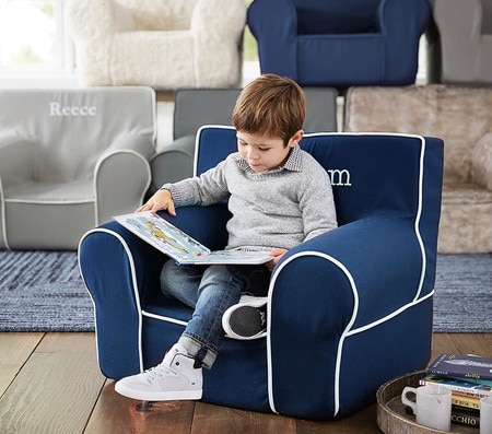 Accent Chairs Pottery Barn Kids Oversized Anywhere Chair Kids