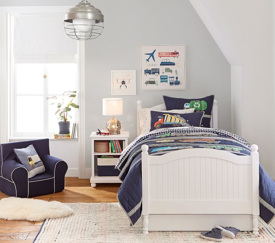 Navy With White Piping Anywhere Chair®