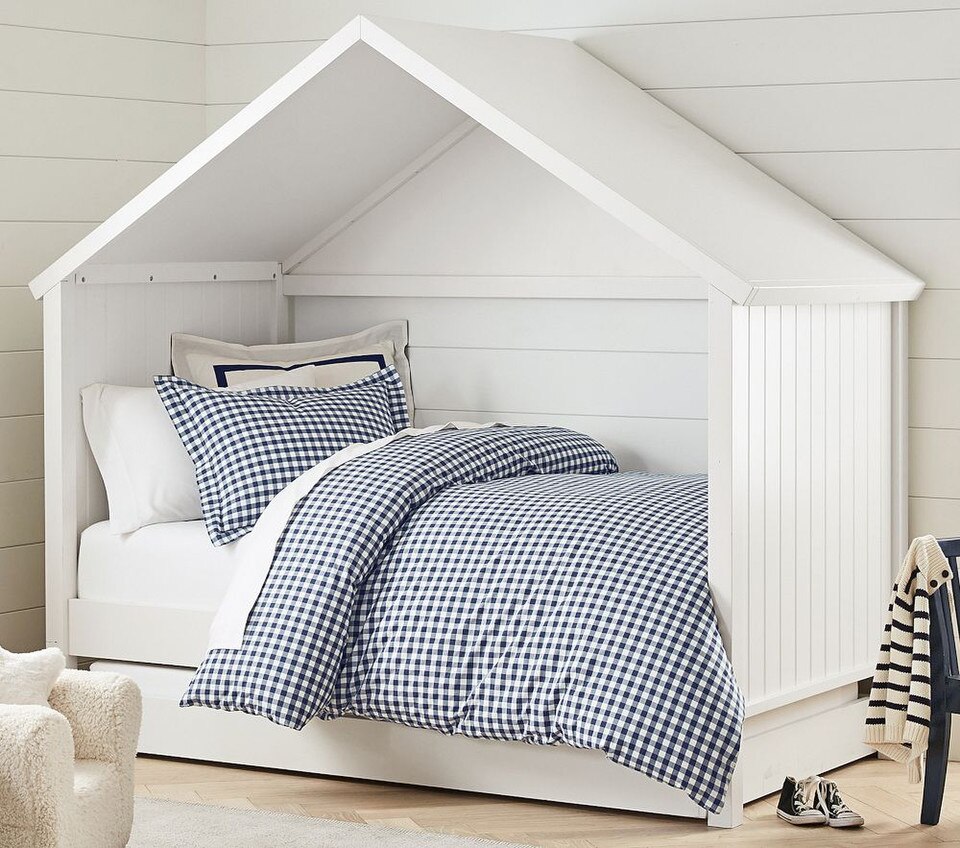 Organic Check Quilt Cover & Pillowcases