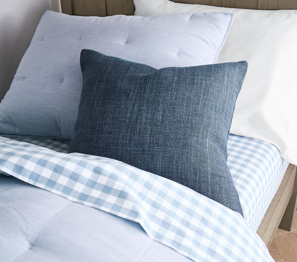 Check Organic Sheet Set & Pillowcases