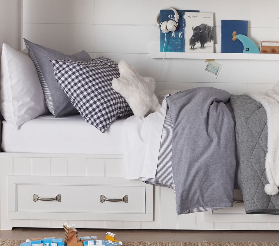Check Organic Sheet Set & Pillowcases