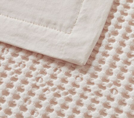 Organic Cotton Tencel Waffle Knit Baby Blanket Pottery Barn Kids Au