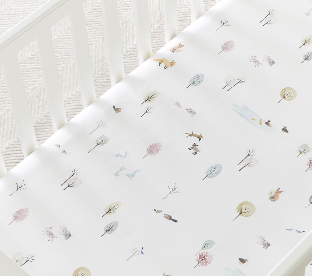 patterned cot bed sheets