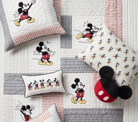 Organic Disney Mickey Mouse Sheet Set Pottery Barn Kids Au