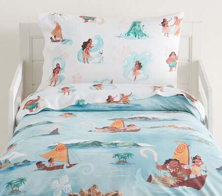 Disney Moana Organic Toddler Sheet Set Pottery Barn Kids Au