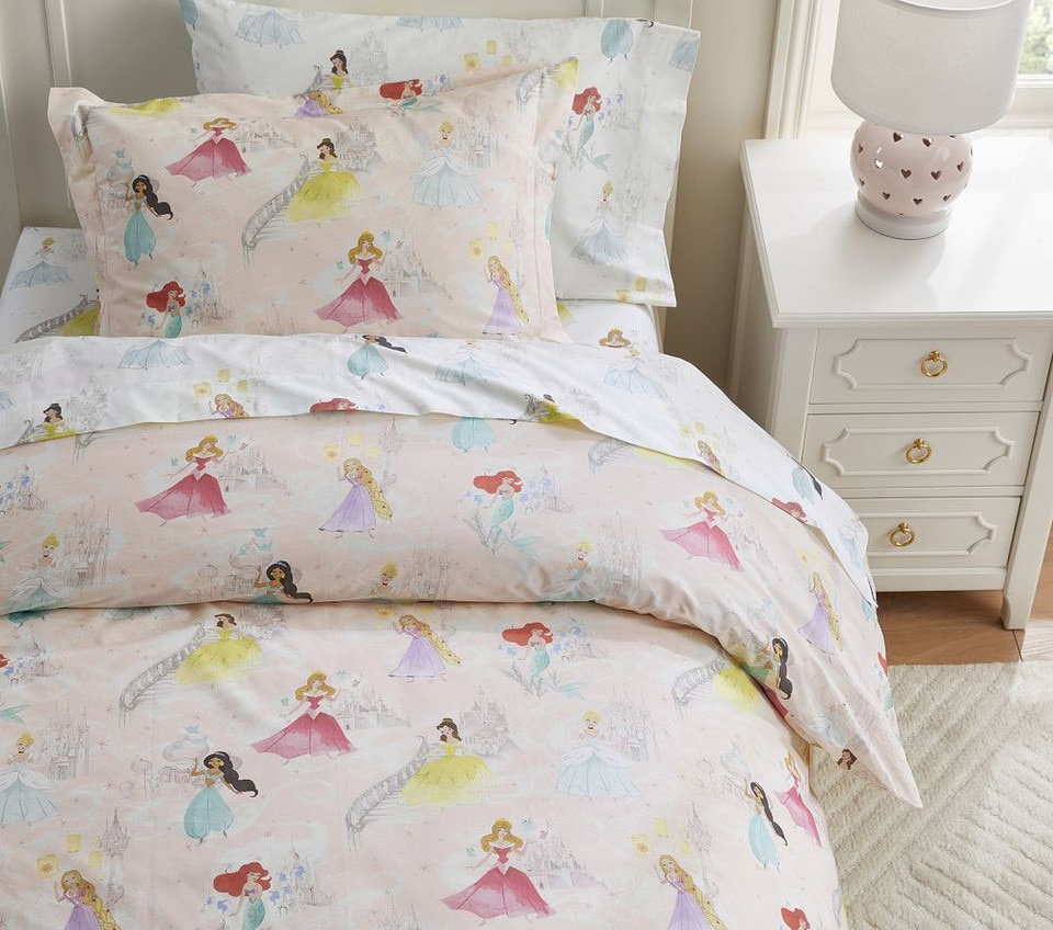 Organic Disney Princess Castles Quilt Cover & Pillowcases