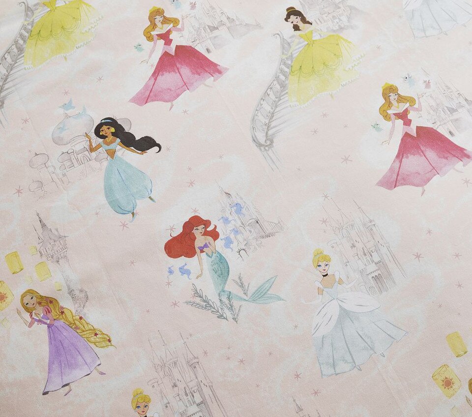 Organic Disney Princess Castles Quilt Cover & Pillowcases