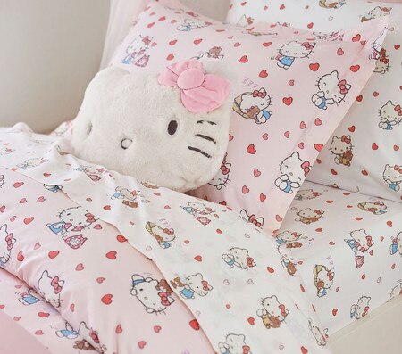 Organic Hello Kittya Sheet Set Pottery Barn Kids Au