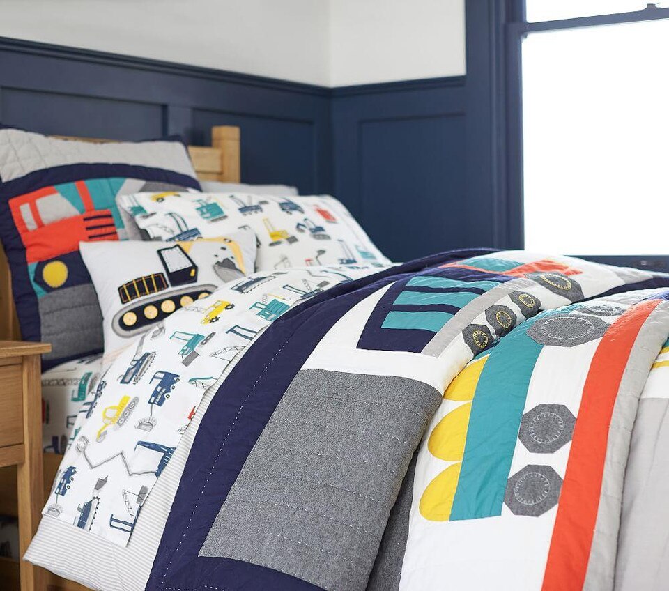 Organic Jax Construction Sheet Set | Pottery Barn Kids AU