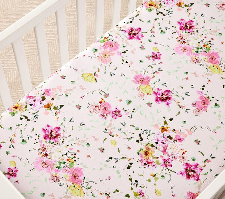 Monique Lhuillier Jolie Organic Cot Fitted Sheet
