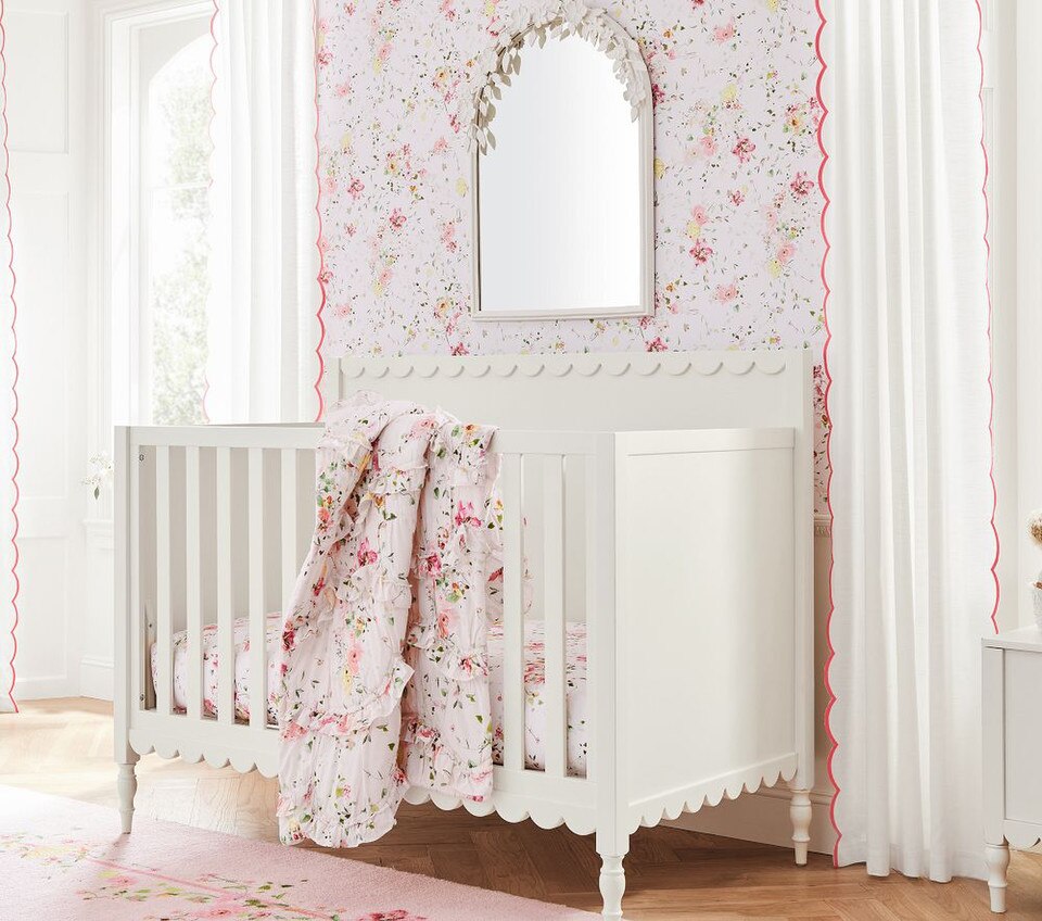 Monique Lhuillier Jolie Organic Cot Fitted Sheet