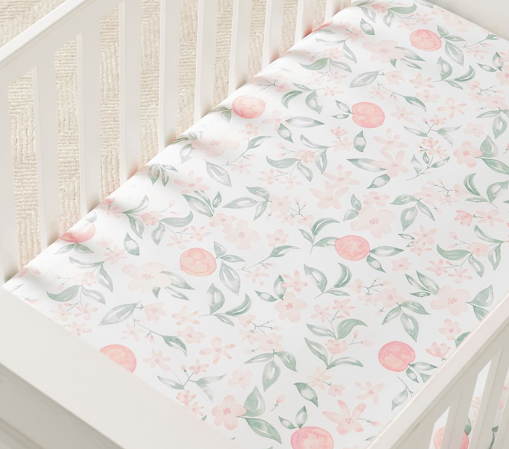 floral cot bed fitted sheets
