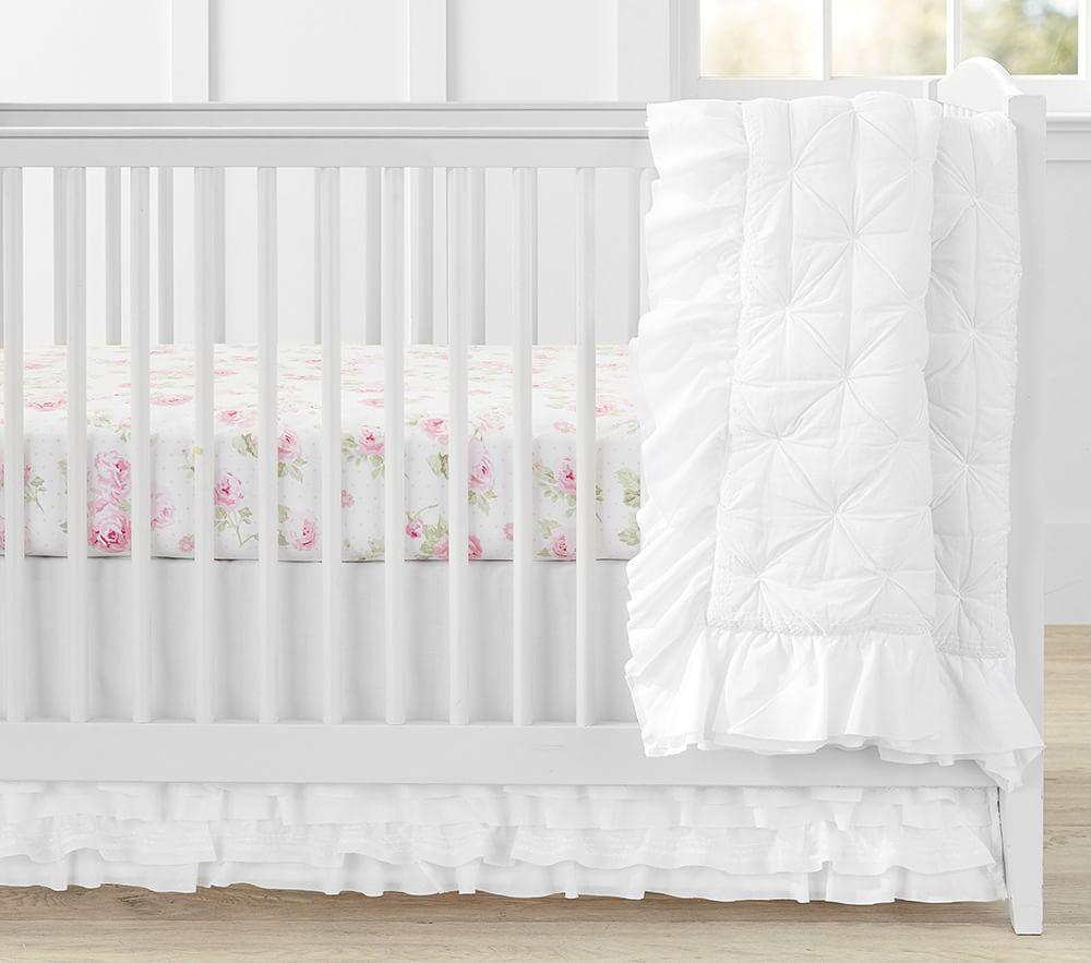 sadie ruffle baby bedding