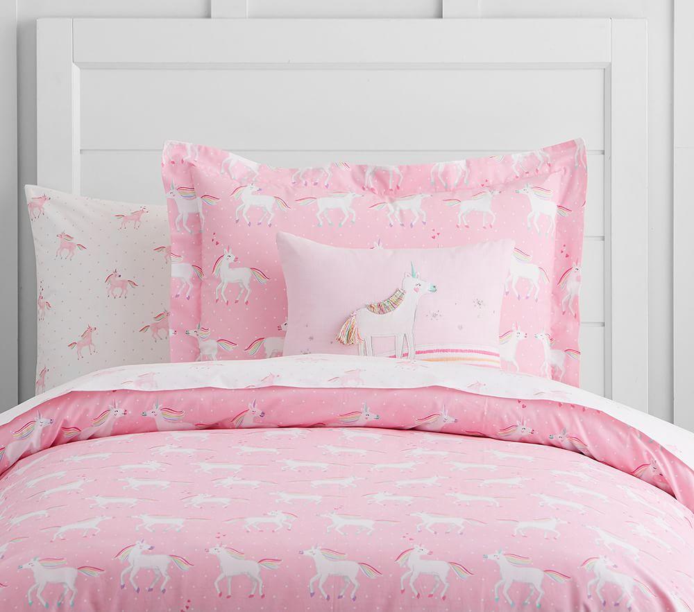 single bed unicorn quilt cover