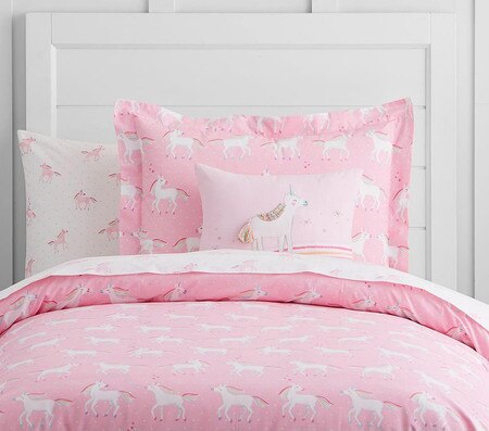 Unicorn Rainbow Quilt Cover Pottery Barn Kids Au
