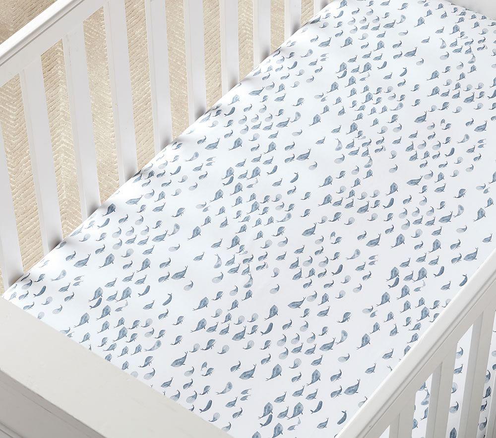 whale cot bedding
