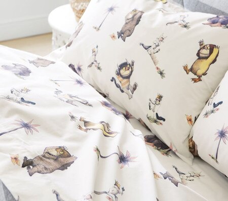 Organic Where The Wild Things Are Sheet Set Pillowcase Pottery Barn Kids Au