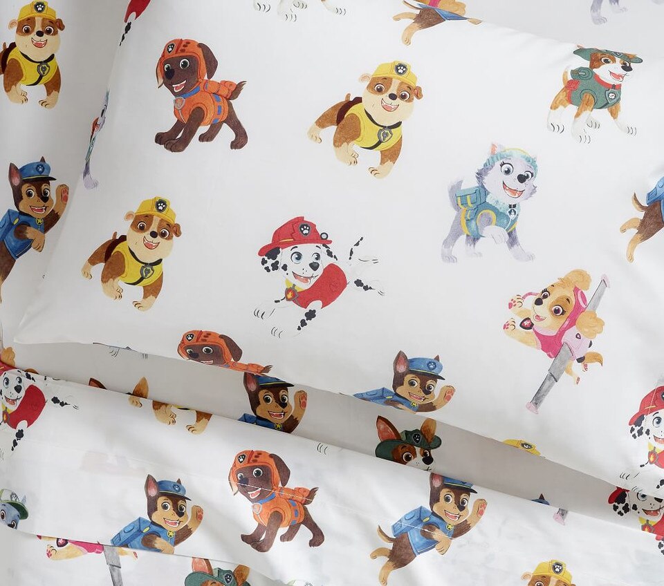 Organic PAW Patrolâ„¢ Toddler Sheet Set | Pottery Barn Kids AU
