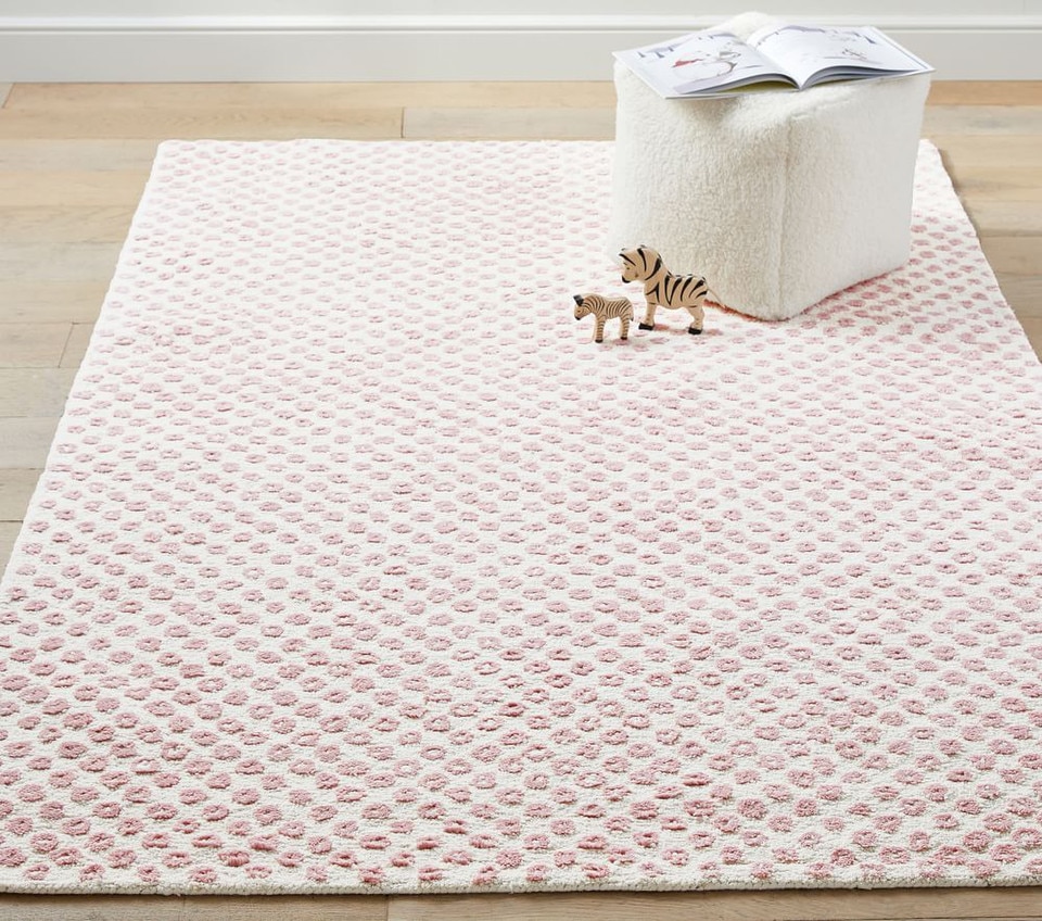 Performance Textured Dot Rug