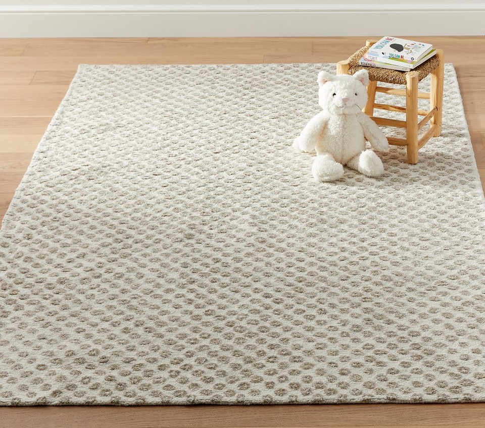 Performance Textured Dot Rug