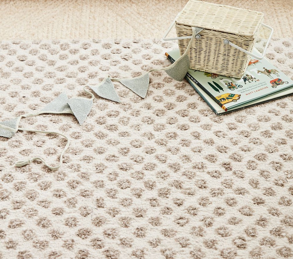 Performance Textured Dot Rug