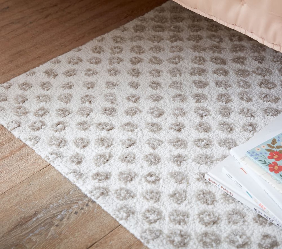 Performance Textured Dot Rug