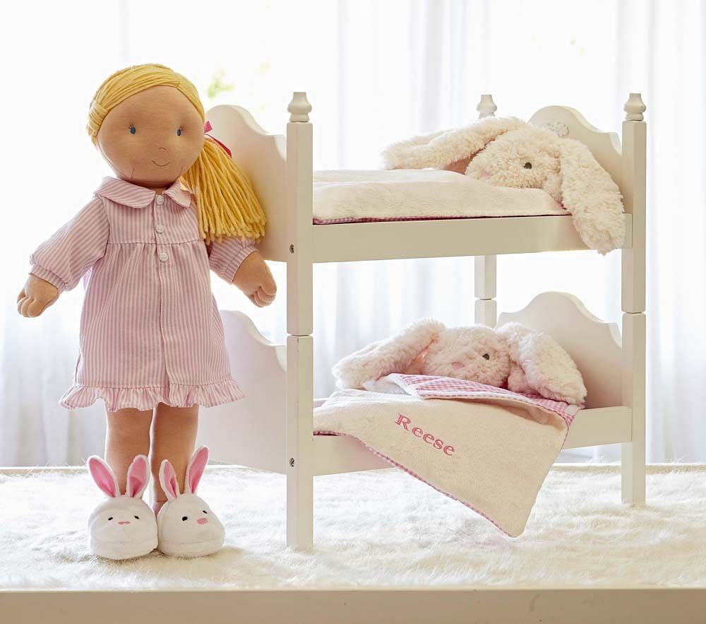 pottery barn doll bed