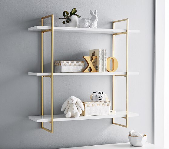 wall bookshelf for nursery
