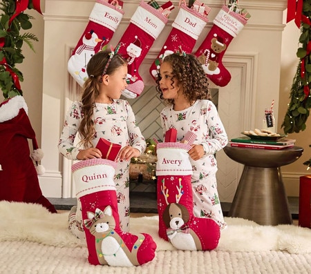 Family Stockings Children's Christmas Stockings Personalized