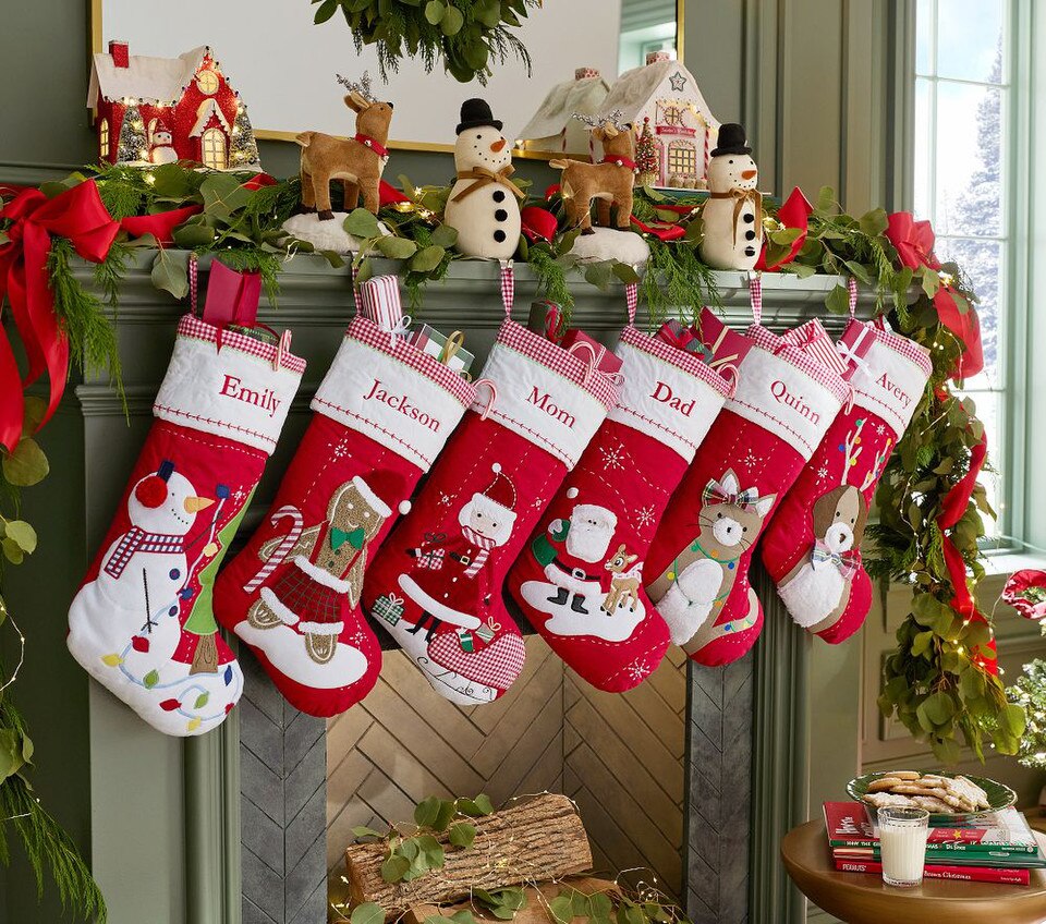 Pottery Barn Quilted Stocking