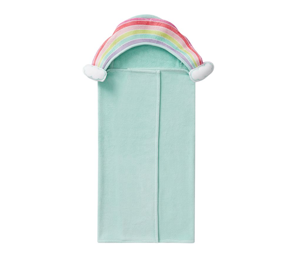 rainbow baby towel