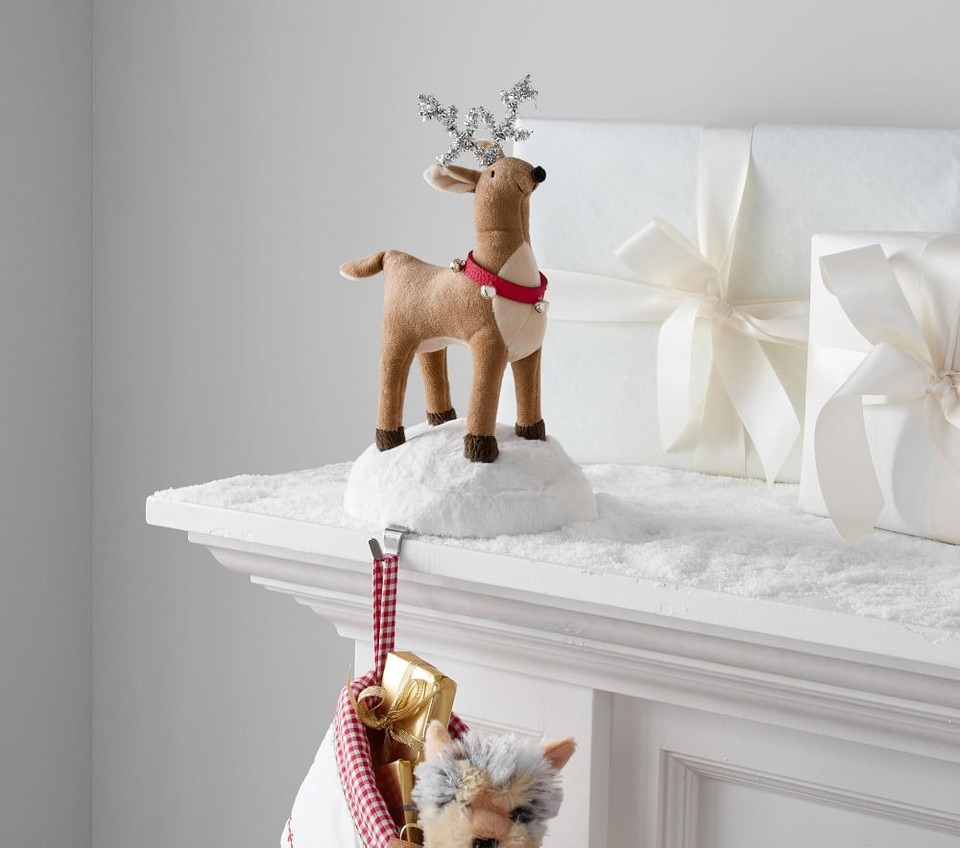 Pottery Barn Reindeer Stocking Holdernull