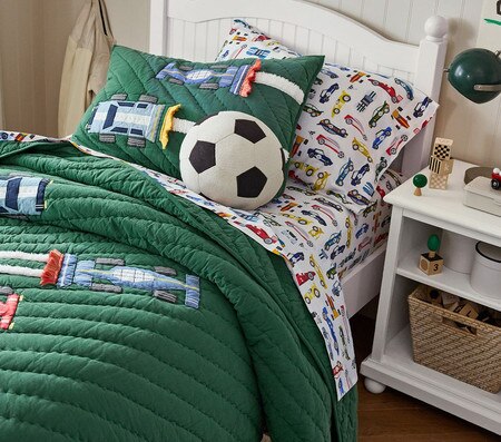 Remy Race Car Glow-in-the-Dark Sheet Set Pottery Barn Kids AU