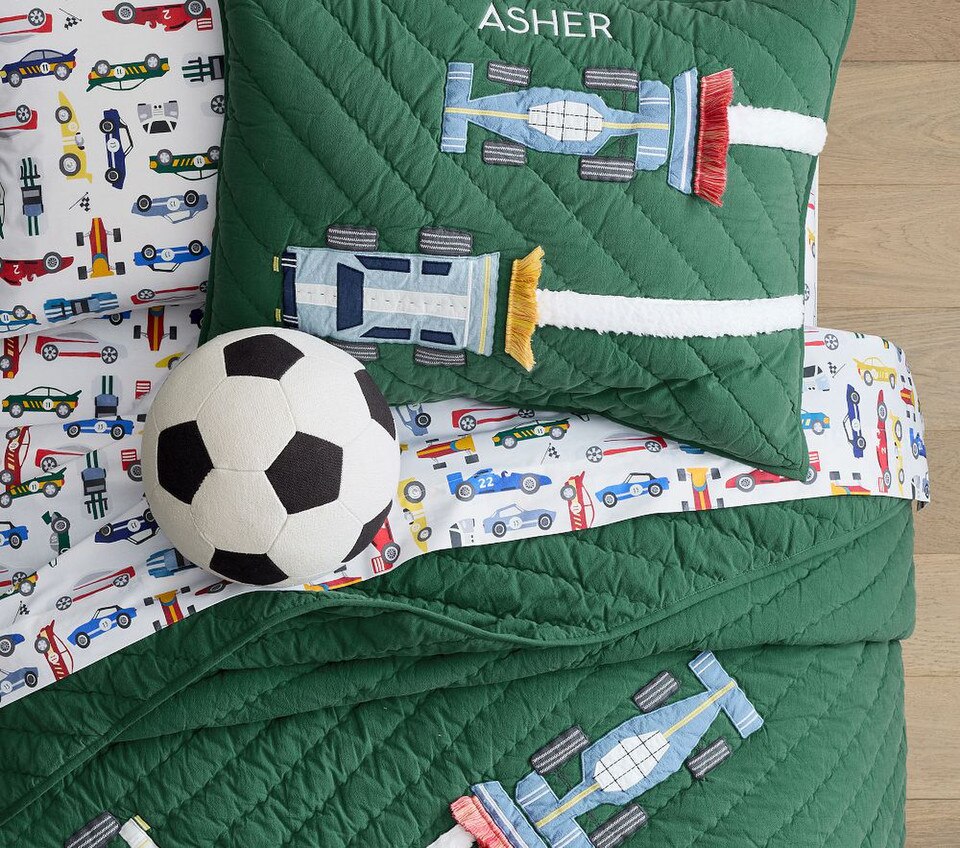Remy Race Car Comforter & Pillowcases