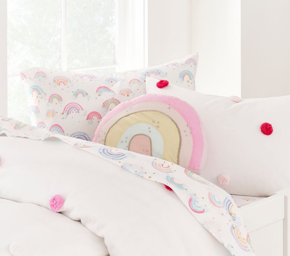 Retro Rainbow Shaped Cushion