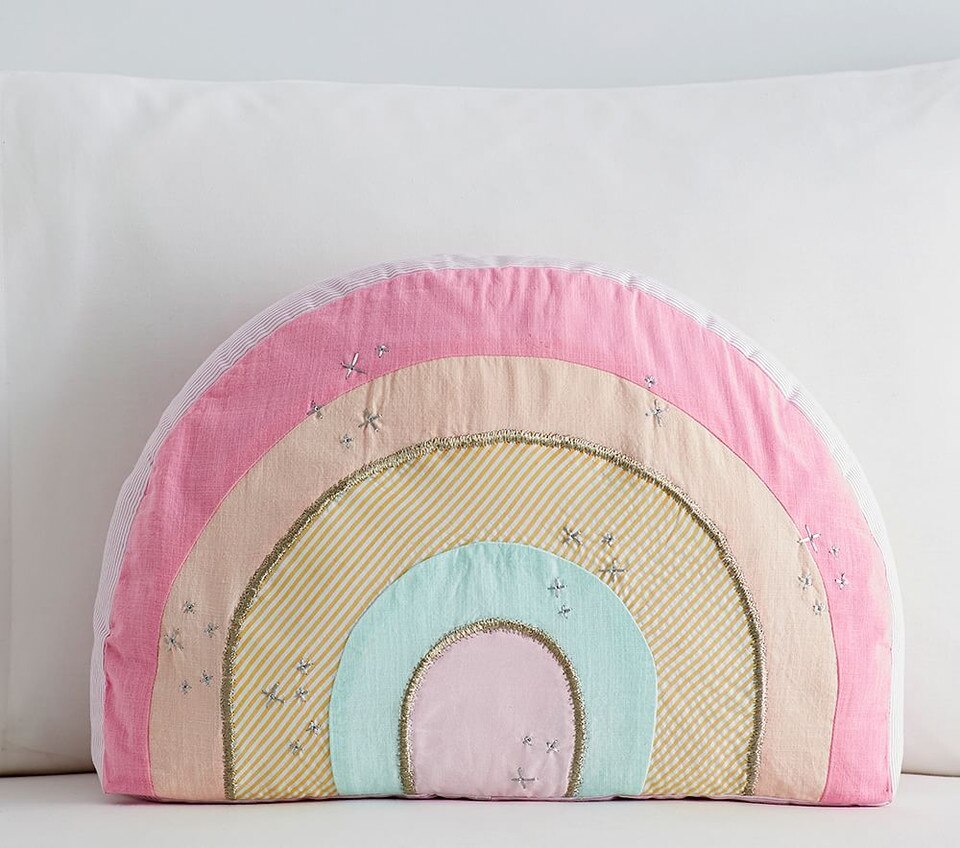 Retro Rainbow Shaped Cushion