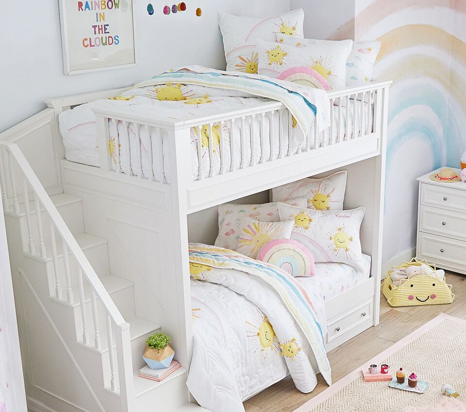 Retro Rainbow Shaped Cushion