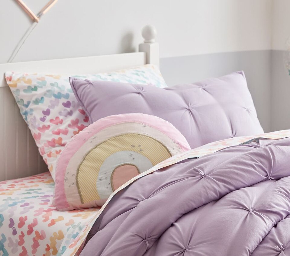 Retro Rainbow Shaped Cushion