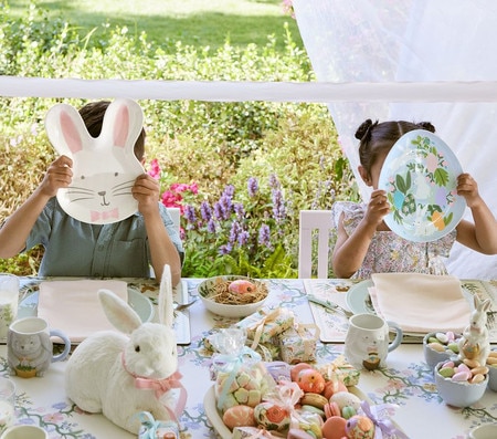 Rifle Paper Easter Shaped Melamine Plate Pottery Barn Kids AU