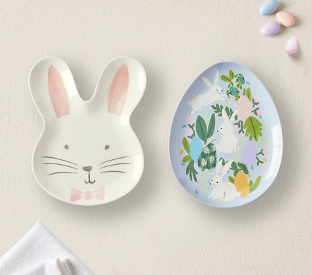 Rifle Paper Easter Shaped Melamine Plate Pottery Barn Kids AU